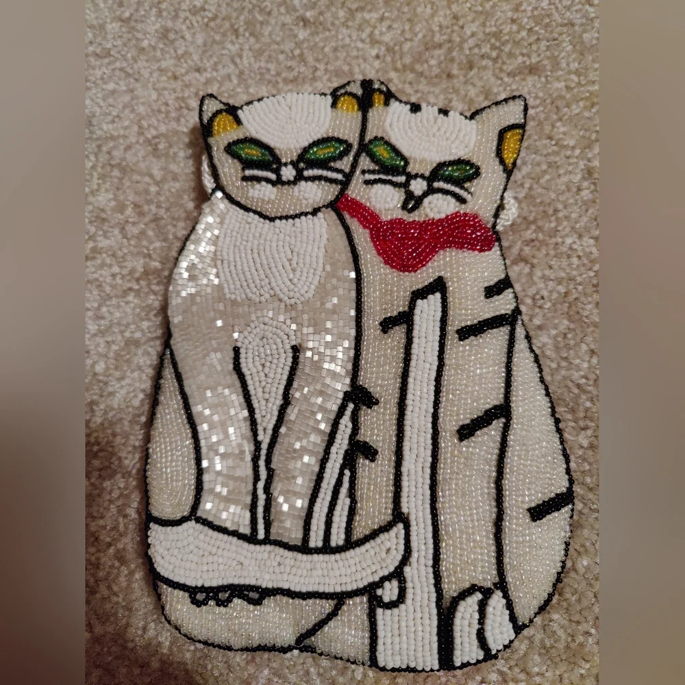 New in bag Lee Sands cat handbag